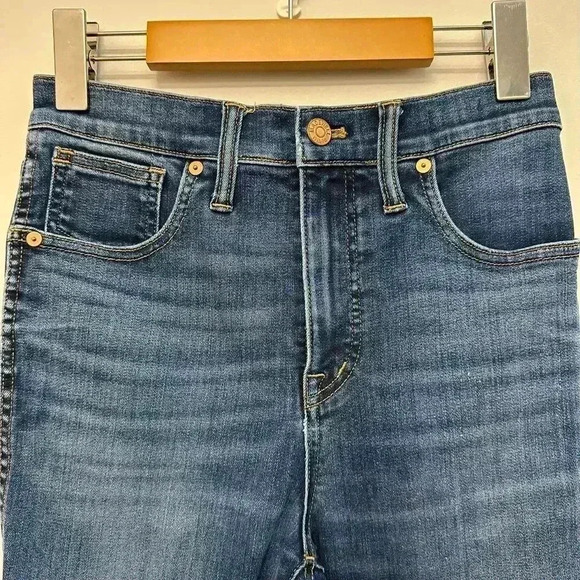Madewell 10" High-Rise Skinny Jeans in Bradshaw Wash Women's Size 28 - Picture 6 of 15